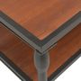 Voir la diapositive 5 : VIDAXL Table basse avec etagere 120x60x40 cm Bois de sapin massif