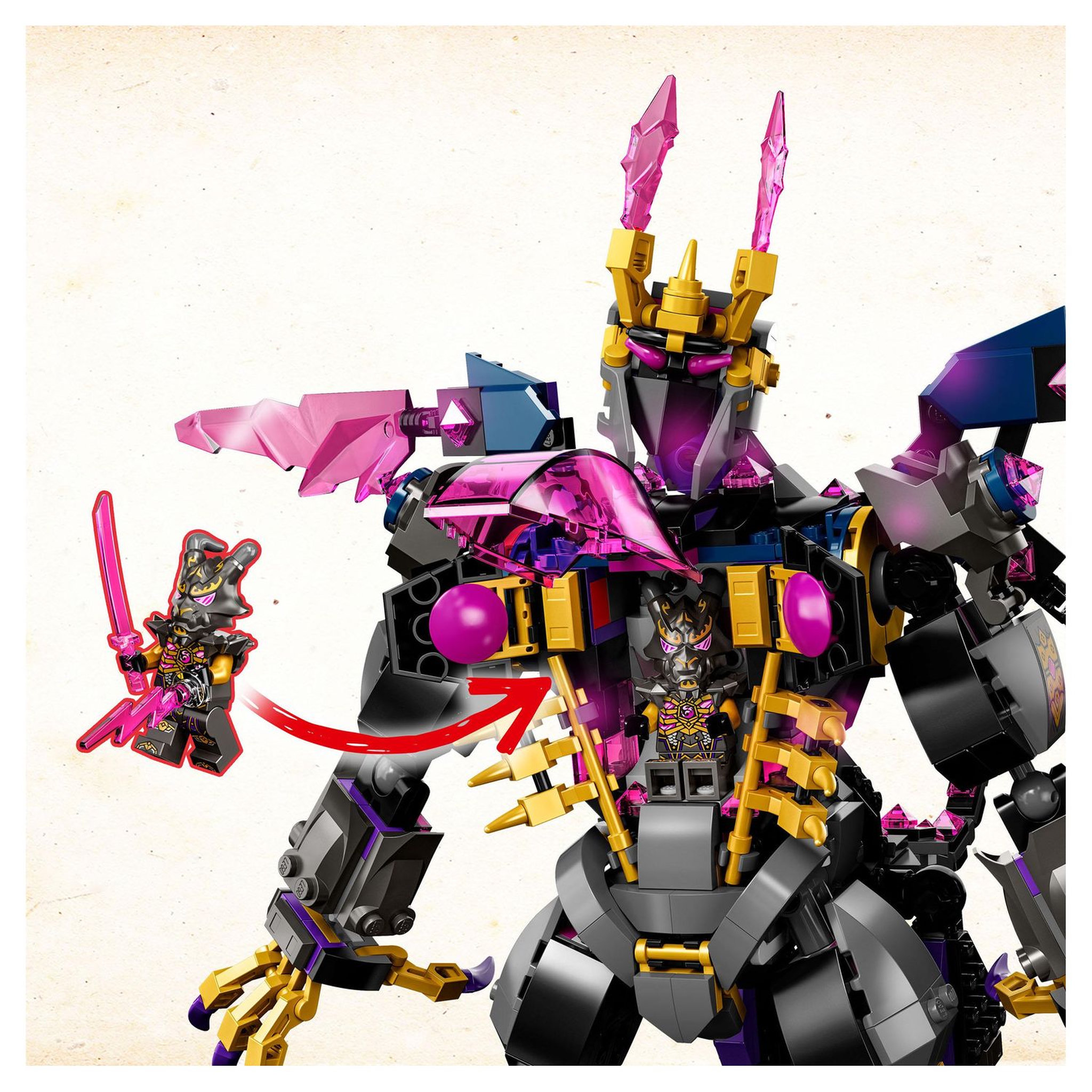 Voir la diapositive 5 : LEGO Ninjago 71772 Le Roi de Cristal, Ensemble avec Figurines, dont Lloyd, pour Enfants