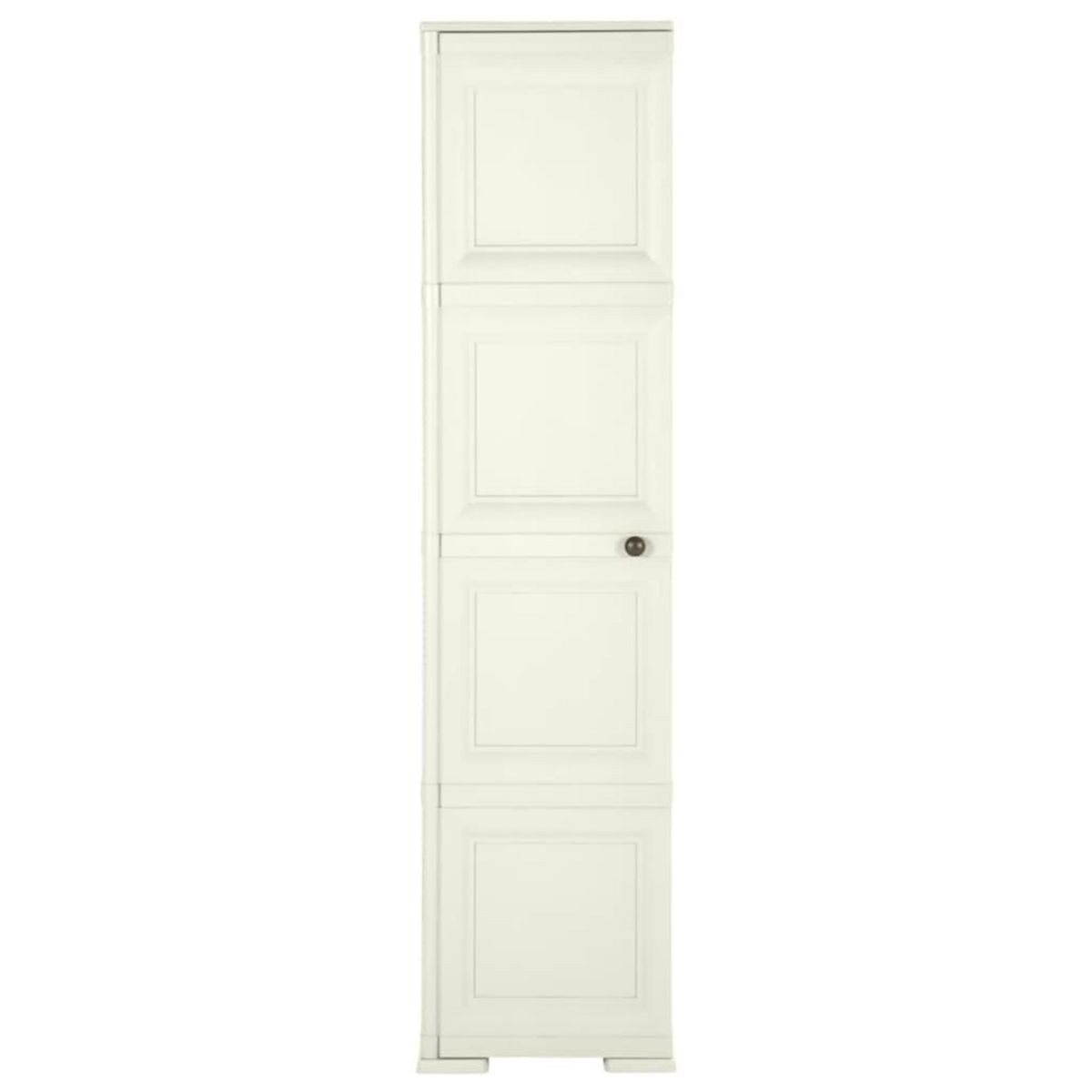 VIDAXL Armoire plastique 40x43x164 cm design bois glace a la vanille
