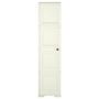 Voir la diapositive 2 : VIDAXL Armoire plastique 40x43x164 cm design bois glace a la vanille