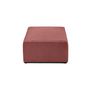 Voir la diapositive 4 : BEST MOBILIER Topaze - pouf - en velours texturé