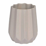 Paris Prix Vase Déco en Céramique  Origami  15cm Taupe