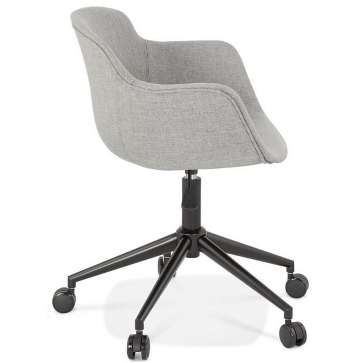 Paris Prix Chaise de Bureau Design  Alma  80cm Gris