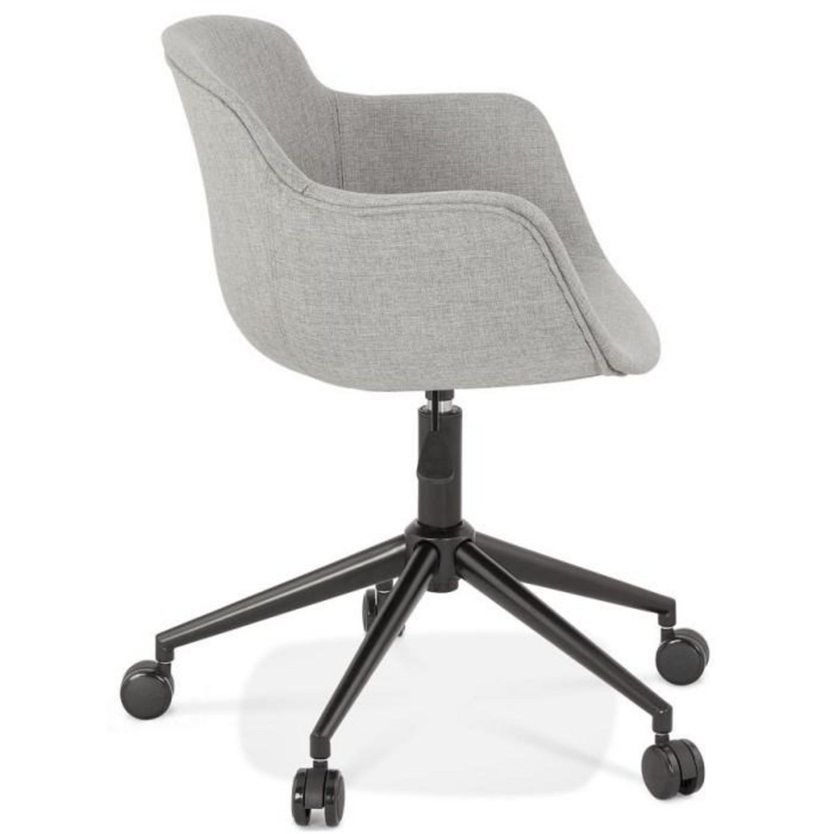 Paris Prix Chaise de Bureau Design  Alma  80cm Gris