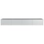 Voir la diapositive 4 : VIDAXL Lit sureleve de jardin 320x80x45 cm Acier galvanise Argente