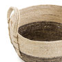 Voir la diapositive 4 : VS VENTA-STOCK Set de 3 paniers Xiana fibre naturelle, blanc/marron