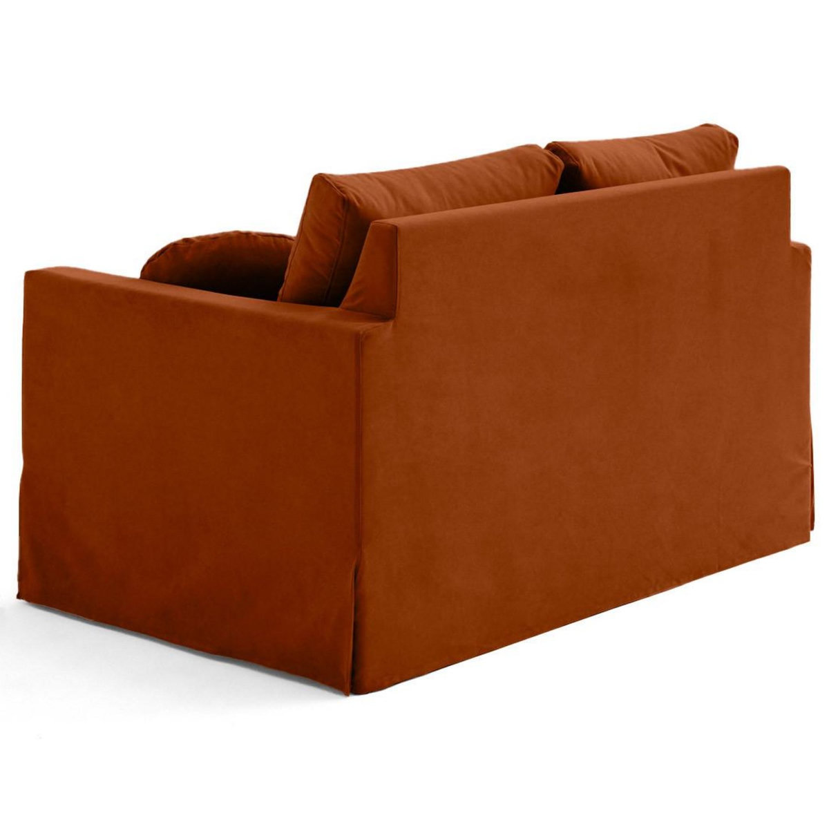 LISA DESIGN Serena - canapé droit déhoussable 2 places en tissu