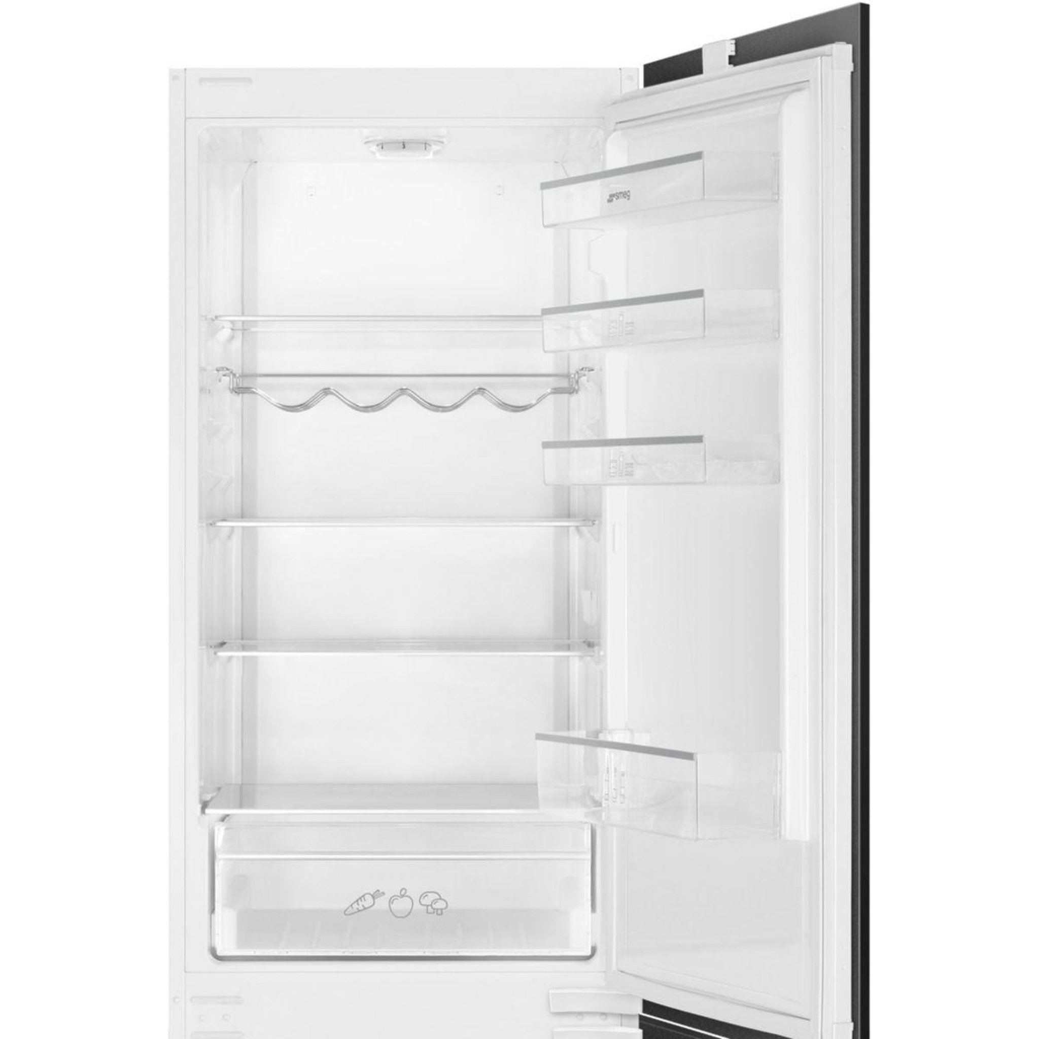 Voir la diapositive 2 : SMEG Réfrigérateur combiné encastrable c3170ne
