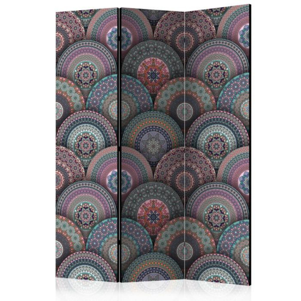 Paris Prix Paravent 3 Volets  Oriental Kaleidoscope  135x172cm