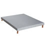 Voir la diapositive 6 : IDLITERIE Ensemble Matelas Ressort 7 zones H.28cm + Sommier Fabriqué en France MAX