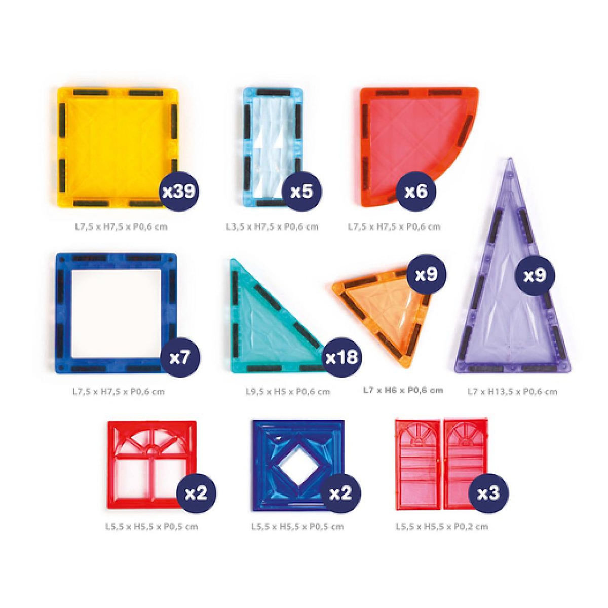 LUDI Boite de Construction Magnetique XXL