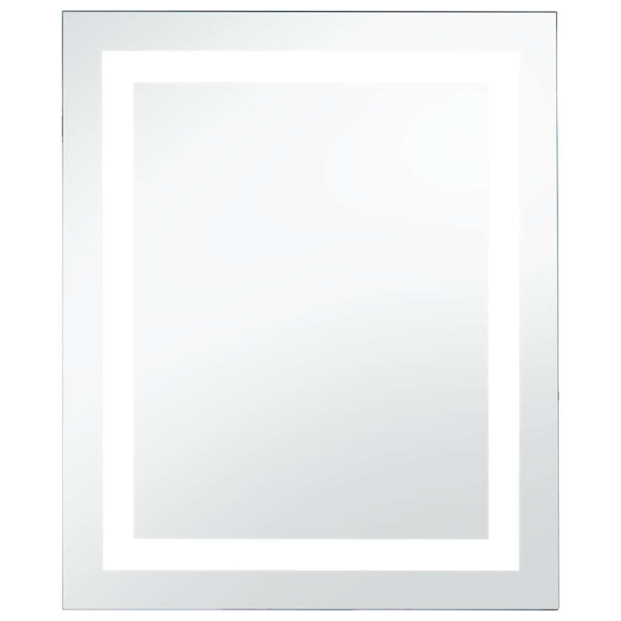 VIDAXL Miroir a LED pour salle de bains et capteur tactile 60x80 cm