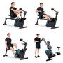 Voir la diapositive 3 : SPARRAW Rameur - Vélo semi allongé 2en1 pliable SUPER SKIPPER Résistance magnétique réglable 8 niveaux, Roue d'inertie 2kg