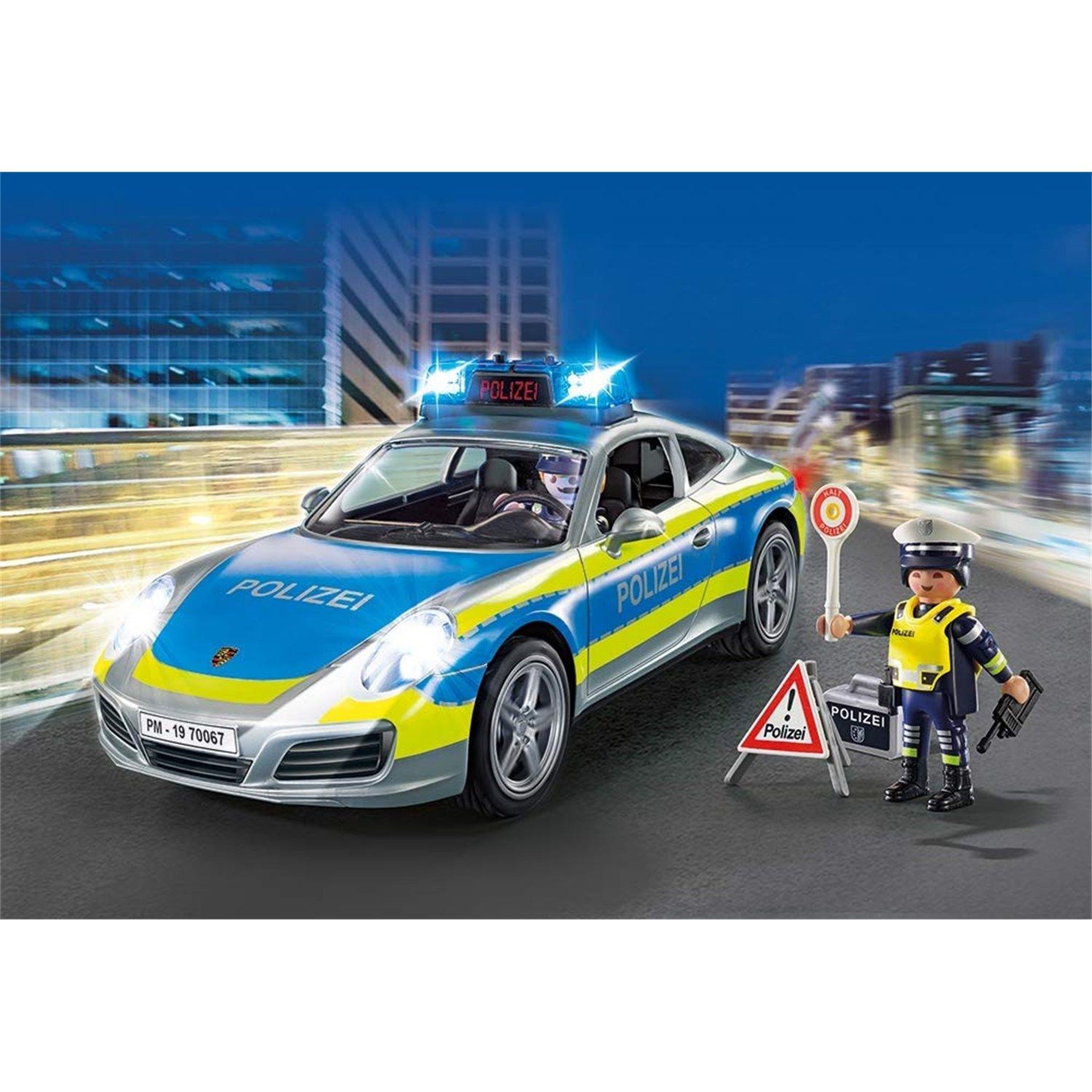 Voir la diapositive 2 : PLAYMOBIL City action - Porsche 911 Carrera 4S Police