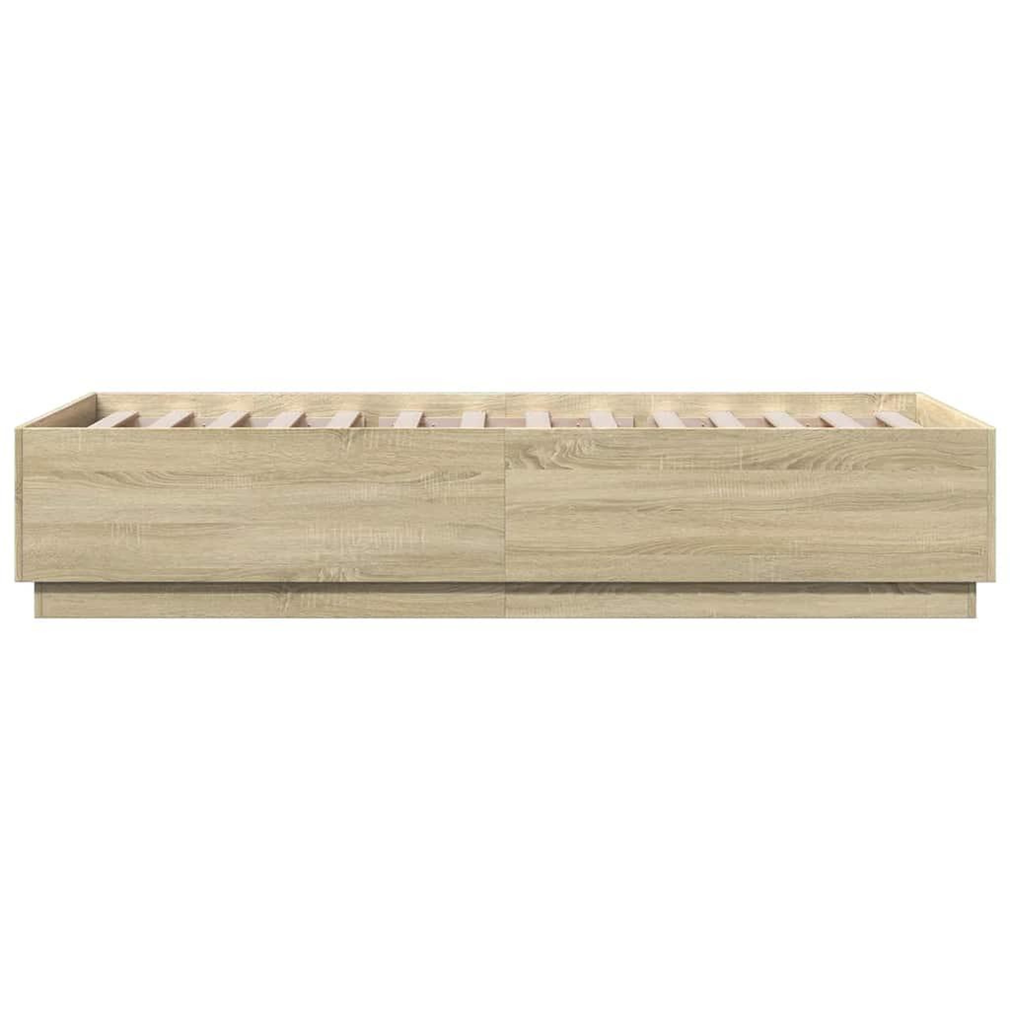 Voir la diapositive 5 : VIDAXL Cadre de lit sans matelas chene sonoma 100x200 cm