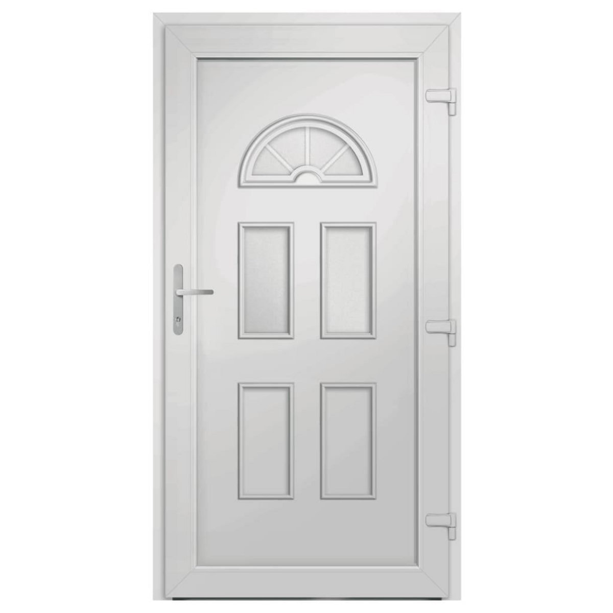 VIDAXL Porte d'entree Blanc 98x208 cm PVC