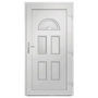Voir la diapositive 5 : VIDAXL Porte d'entree Blanc 98x208 cm PVC