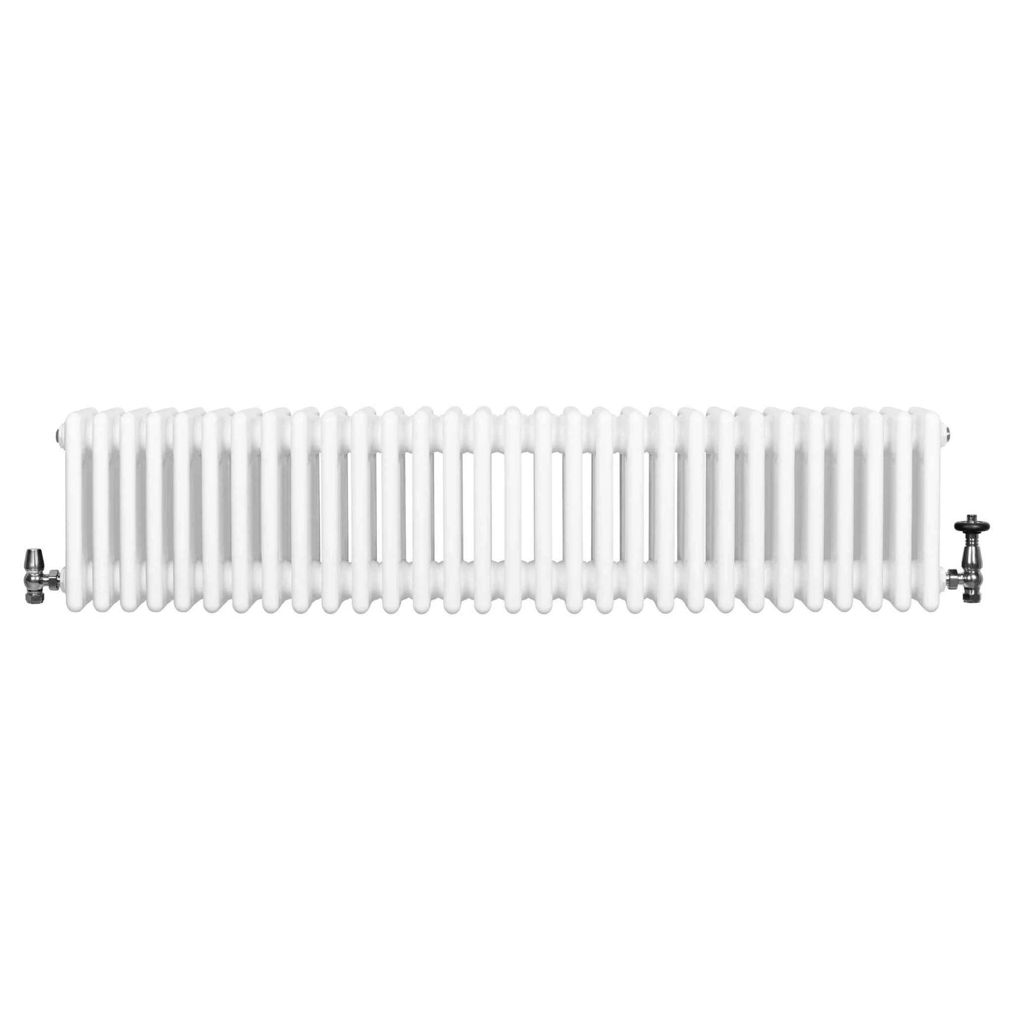 Voir la diapositive 2 : MONSTERSHOP Radiateur traditionnel à 4 colonnes & vannes - 300 x 1370 mm