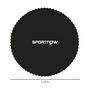 Voir la diapositive 3 : HOMCOM Tapis de rechange trampoline Ø 3,7 m ressorts 14 cm outil 72 crochets en V inclus blanc noir