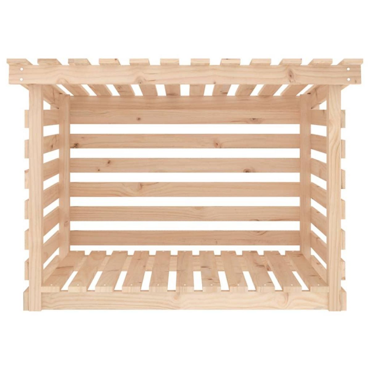 VIDAXL Support pour bois de chauffage 108x73x79 cm Bois de pin