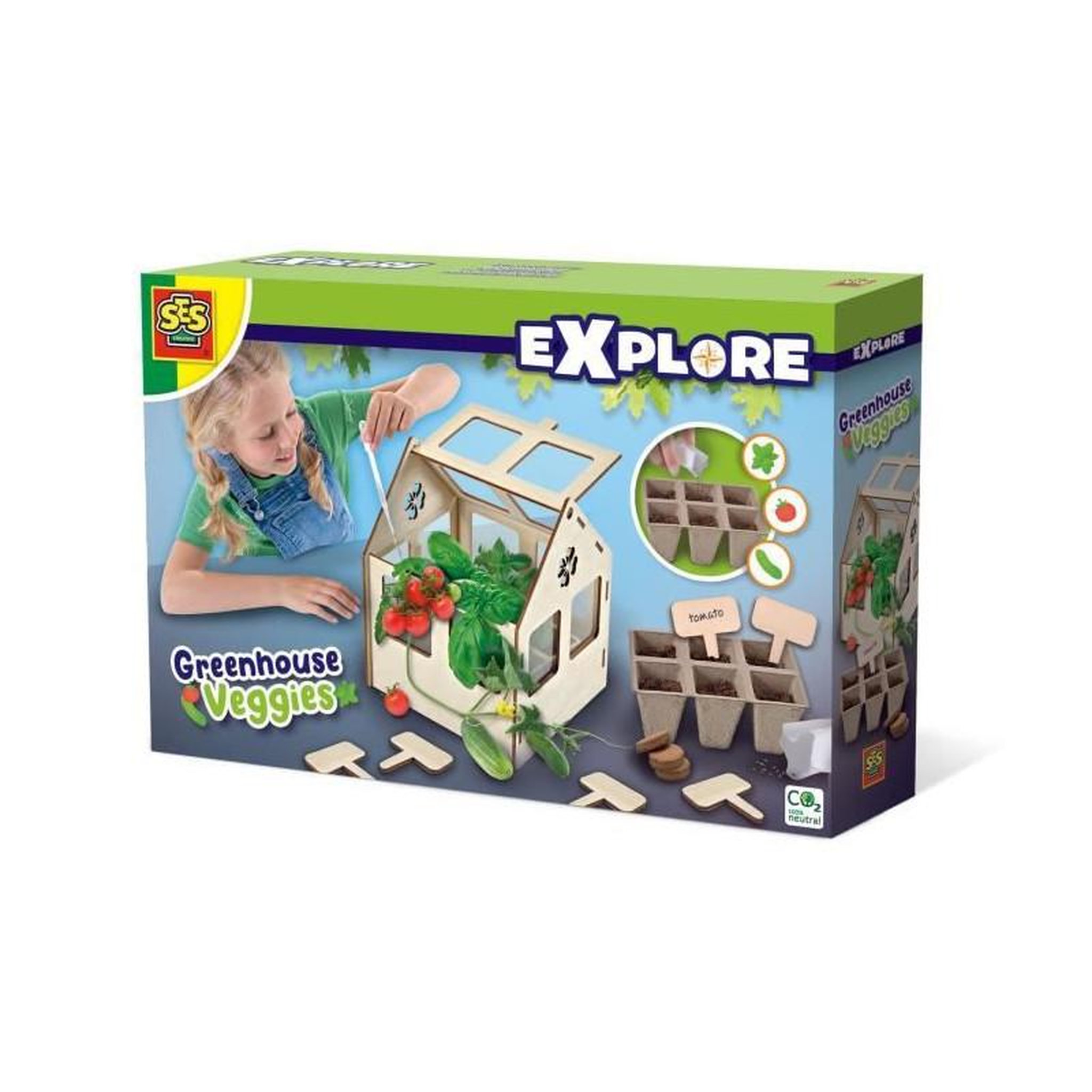 Voir la diapositive 2 : SES Creative Kit SES Creative Greenhouse Veggies multicolore