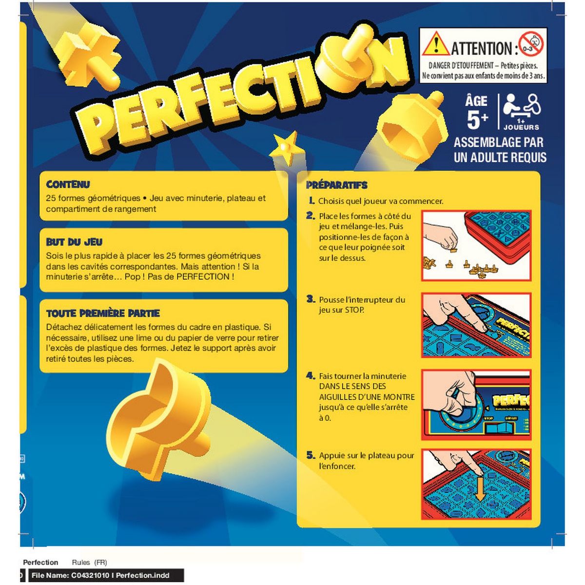 HASBRO Jeu Perfection