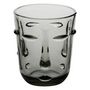 Voir la diapositive 2 : SECRET DE GOURMET Lot de 6 Gobelets Bas  Visage  30cl Gris