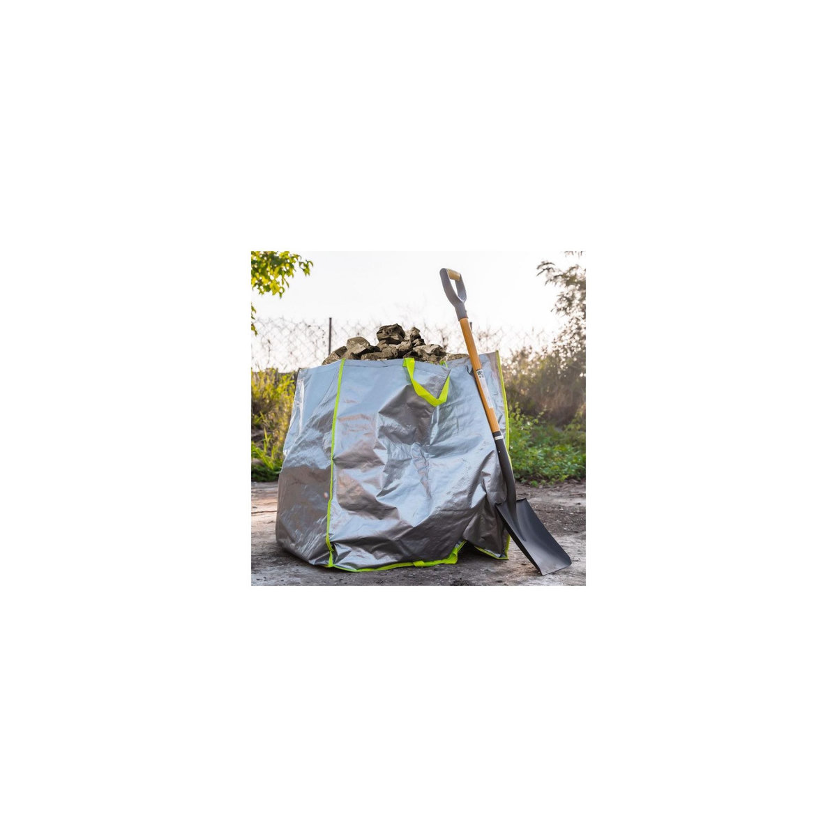 SUAN Sac à gravats - Multiusages - Avec poignées - Contenance : 400 Litres