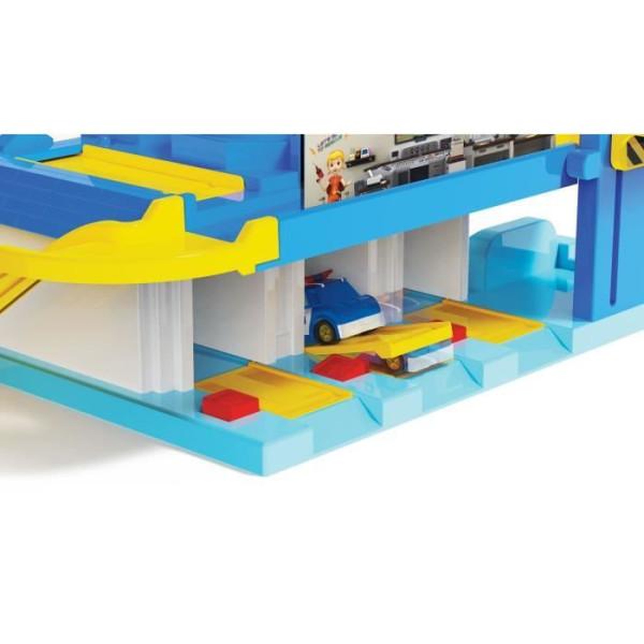 Voir la diapositive 6 : SILVERLIT Playset QG - Garage mini véhicules - SILVERLIT - 1 véhicule inclus - Des 3 ans
