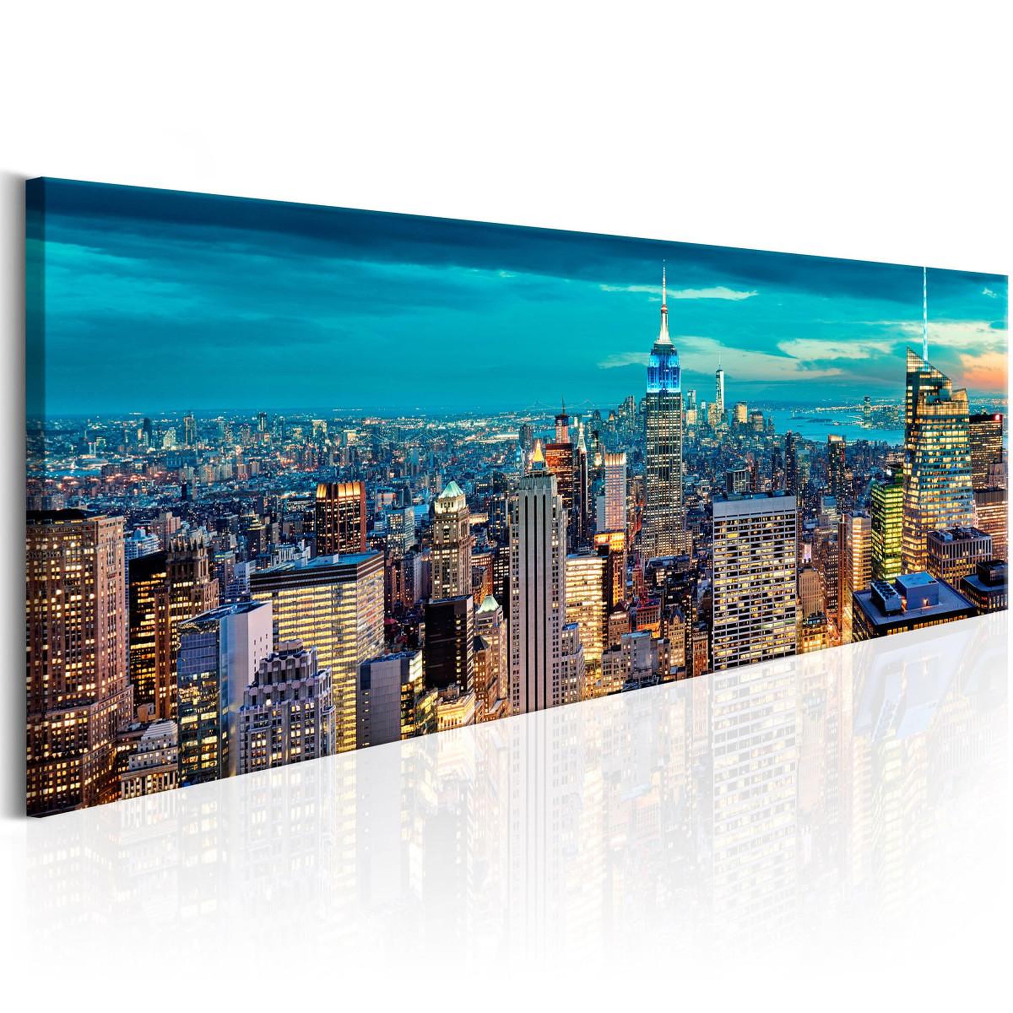 Paris Prix Tableau imprimé  blue metropolis. Coloris disponibles : Multicolore