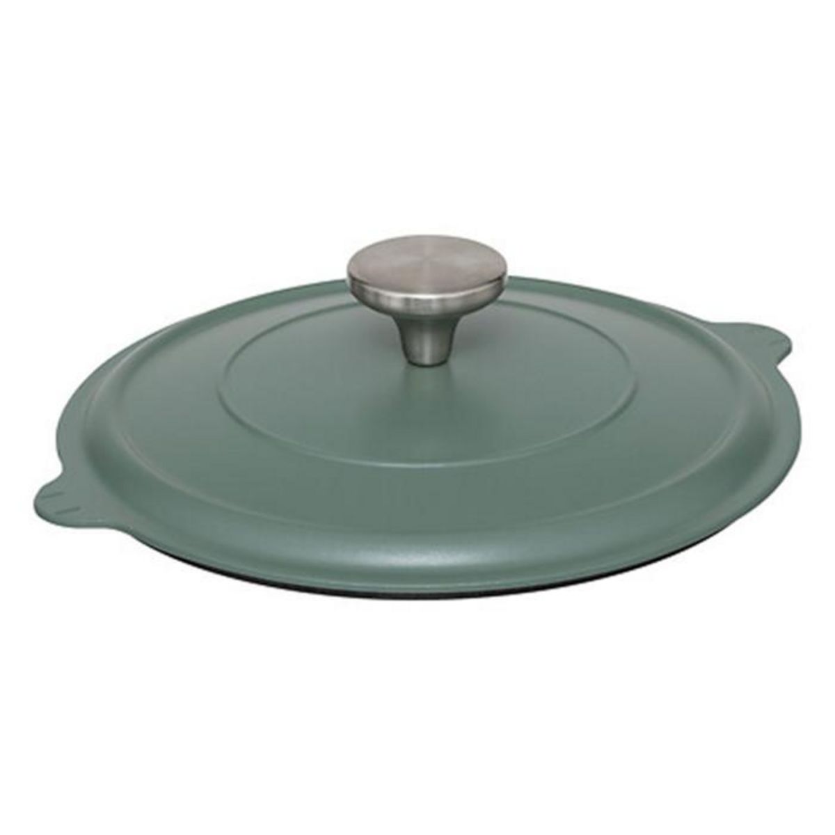 FIVE Cocotte Avec Panier Vapeur  Fonte  24cm Vert Olive