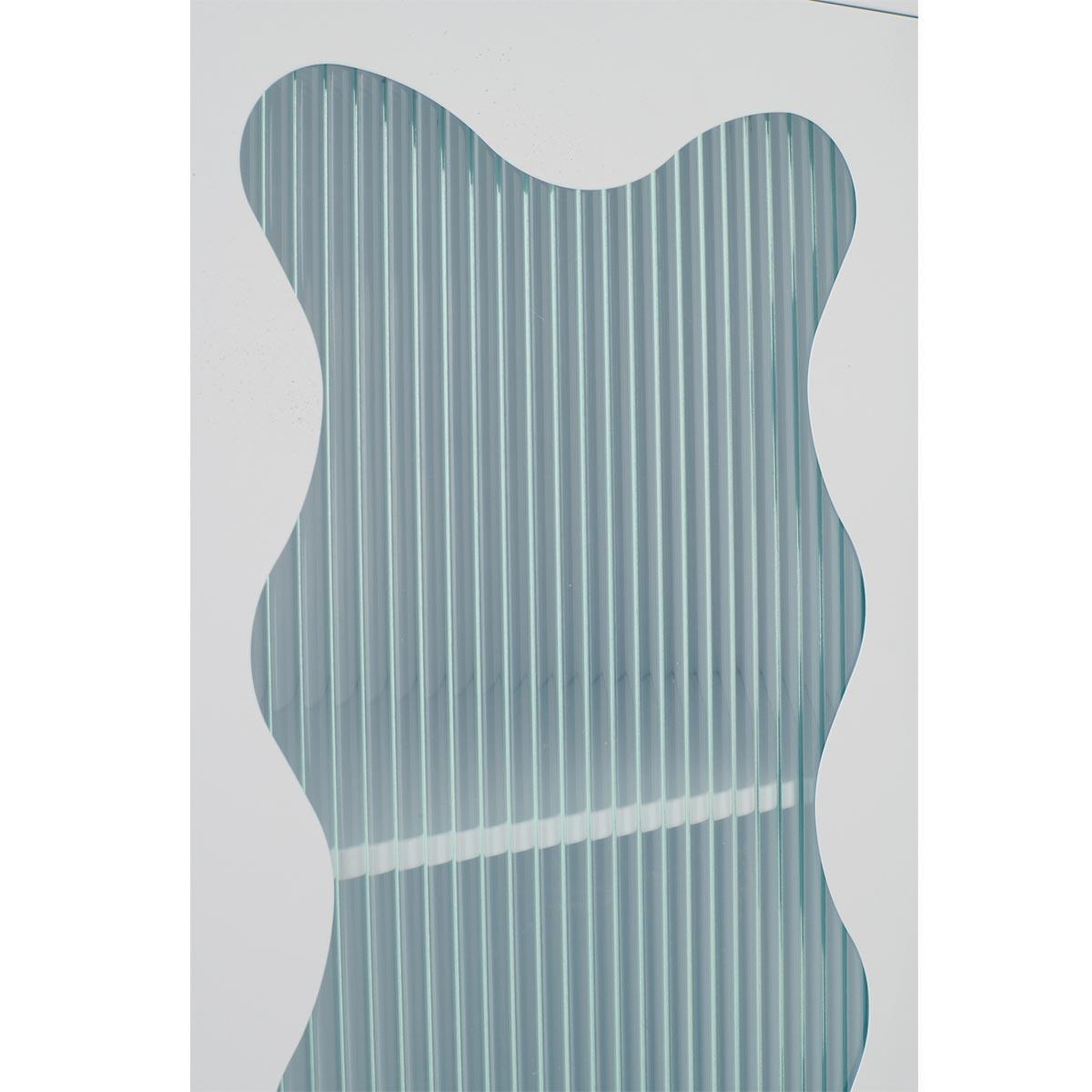 Voir la diapositive 6 : J-LINE Étagère enfant design  vague  120cm blanc