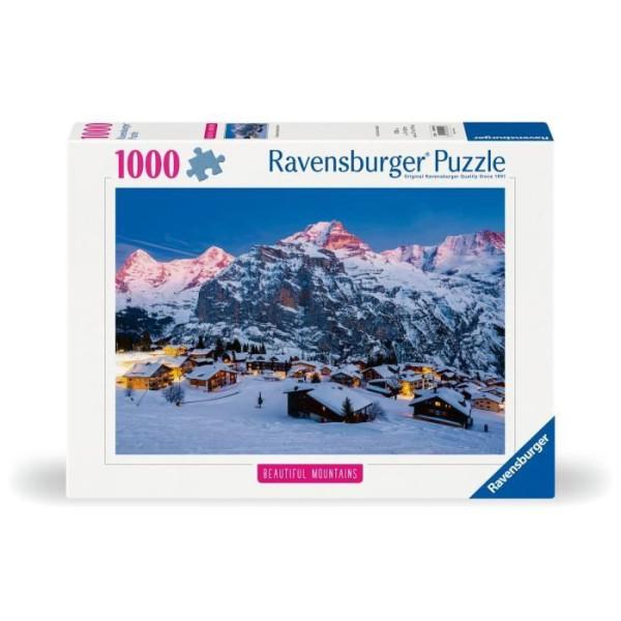 RAVENSBURGER Puzzle 1000 pieces l'oberland bernois, mürren (highlights), adultes & enfants, des 14 ans, puzzle de qualité supérieure, 12