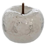 ATMOSPHERA Pomme Déco Design  Pamela  14cm Argent