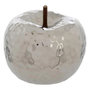 Voir la diapositive 1 : ATMOSPHERA Pomme Déco Design  Pamela  14cm Argent