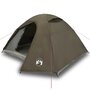 Voir la diapositive 2 : VIDAXL Tente de camping a dome 4 personnes marron impermeable