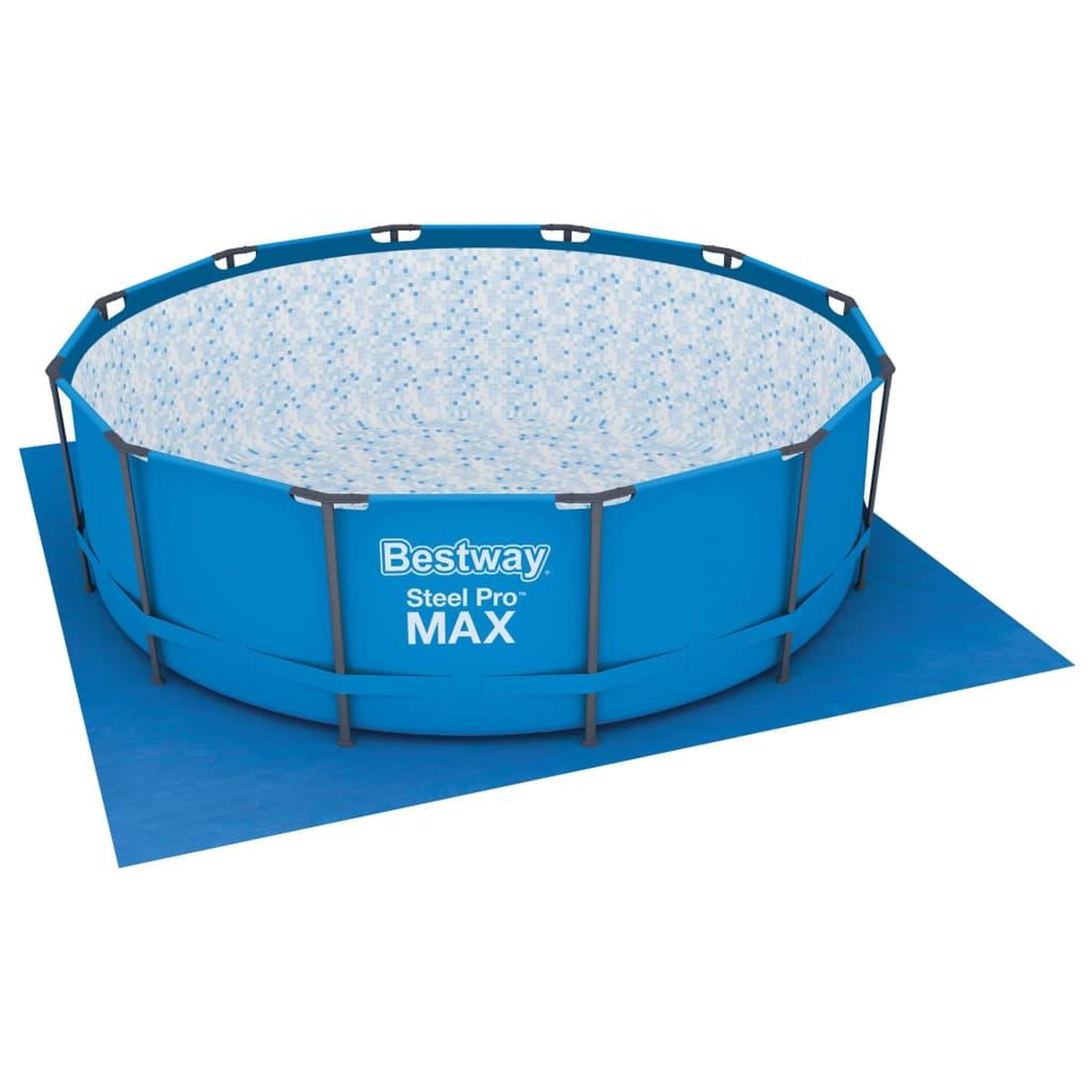 Voir la diapositive 5 : BESTWAY Bestway Tapis de sol pour piscine Flowclear 396x396 cm