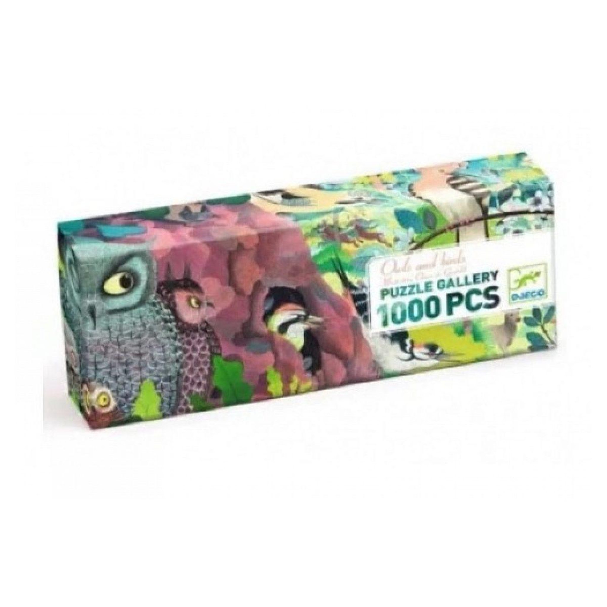 Voir la diapositive 2 : Djeco Puzzles gallery owls and birds 1000 pieces