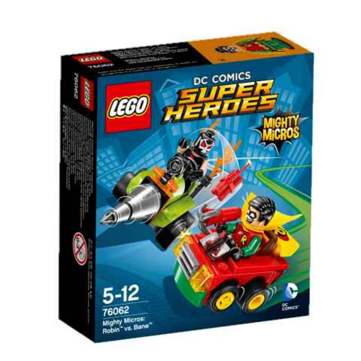 LEGO DC Comics Super Heroes 76062 - Mighty Micros: Robin contre Bane