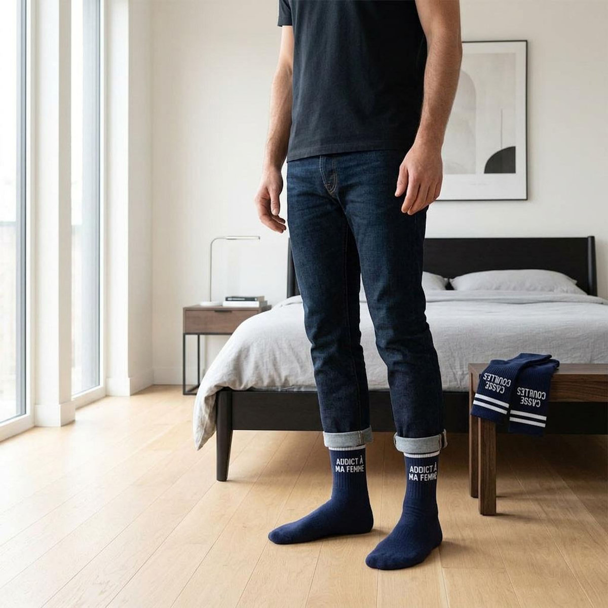 OZABI OZABI Chaussettes Homme Message Humoristiques Pack de 2 Paires