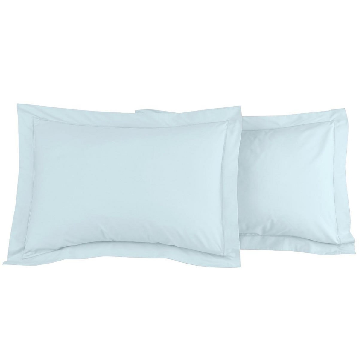 Sensei Maison Lot de 2 taies d'oreiller en percale de coton SOFT PERCALE