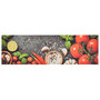 Voir la diapositive 2 : VIDAXL Tapis de cuisine lavable impression legumes 45x150 cm velours