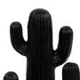 Voir la diapositive 2 : ATMOSPHERA Cactus Déco 4 Branches  Rodrigo  38cm Noir