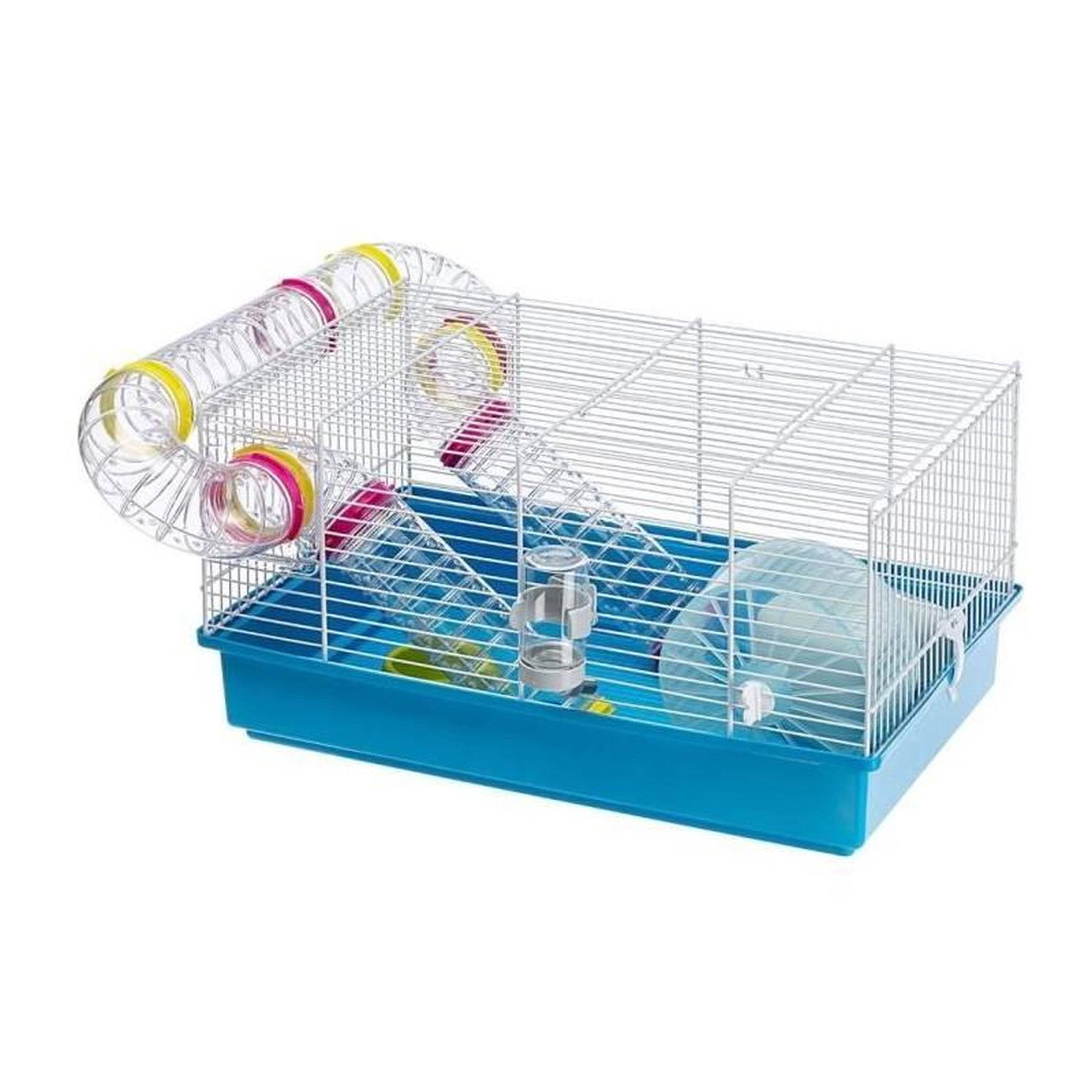 Voir la diapositive 3 : Ferplast Cage - FERPLAST - PAULA TUBE LINE - 46 x 29,5 x 24,5 cm - Bleu