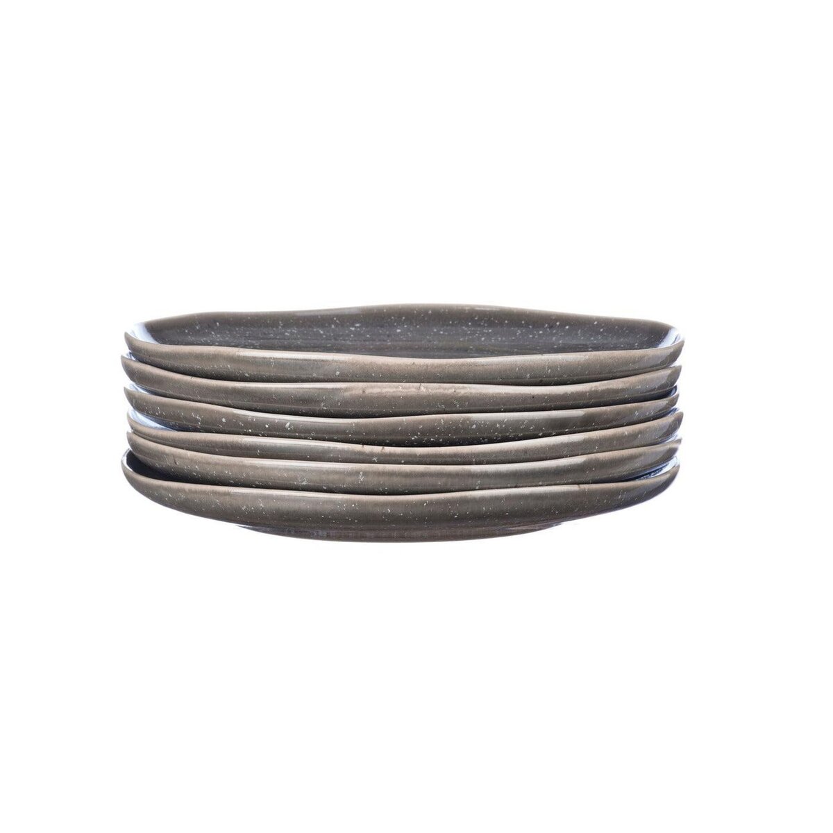 BJORN Assiette STELLAR Ø27cm - 6 pièces - Gris béton