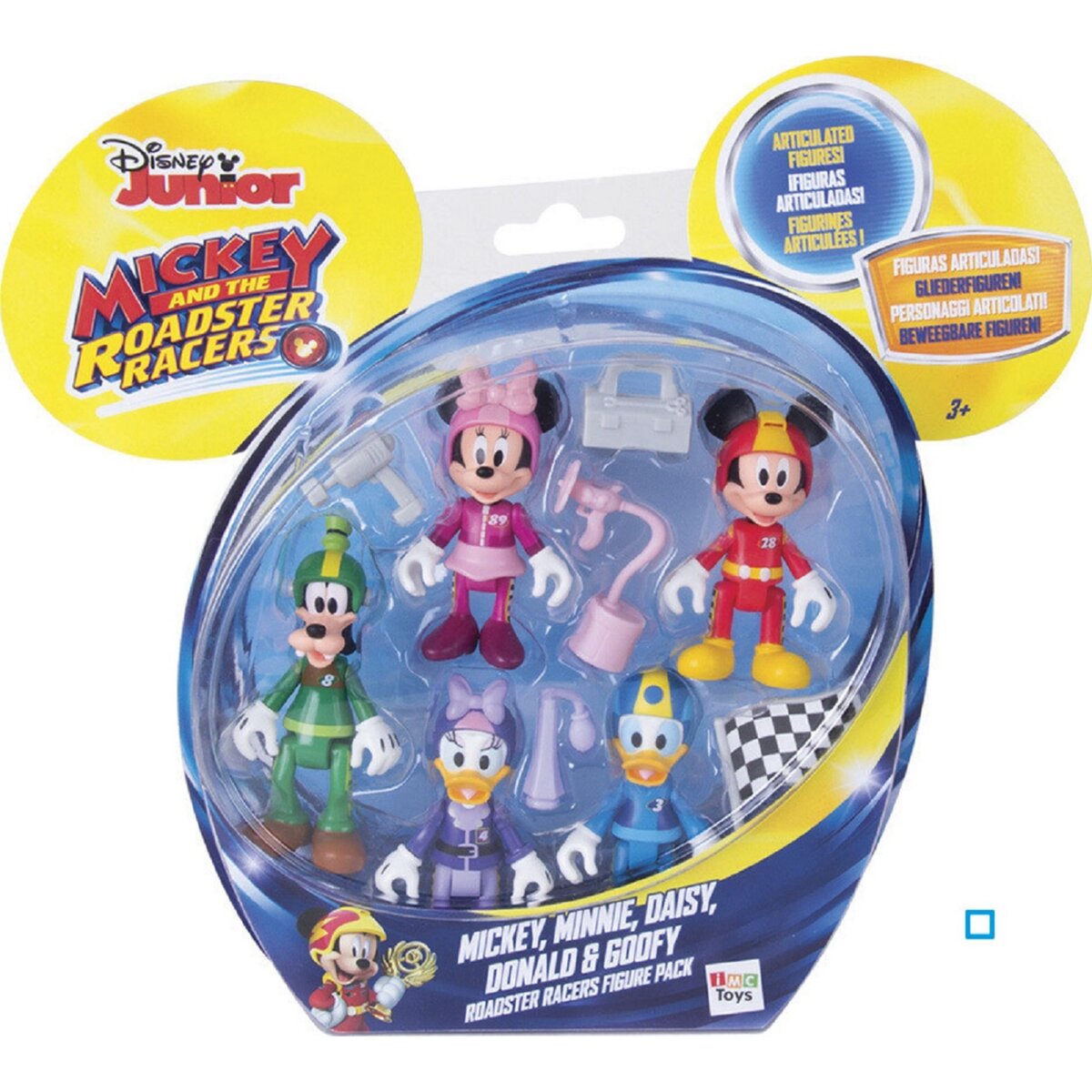 IMC TOYS Pack 5 figurines articulées - Mickey et ses amis Top départ