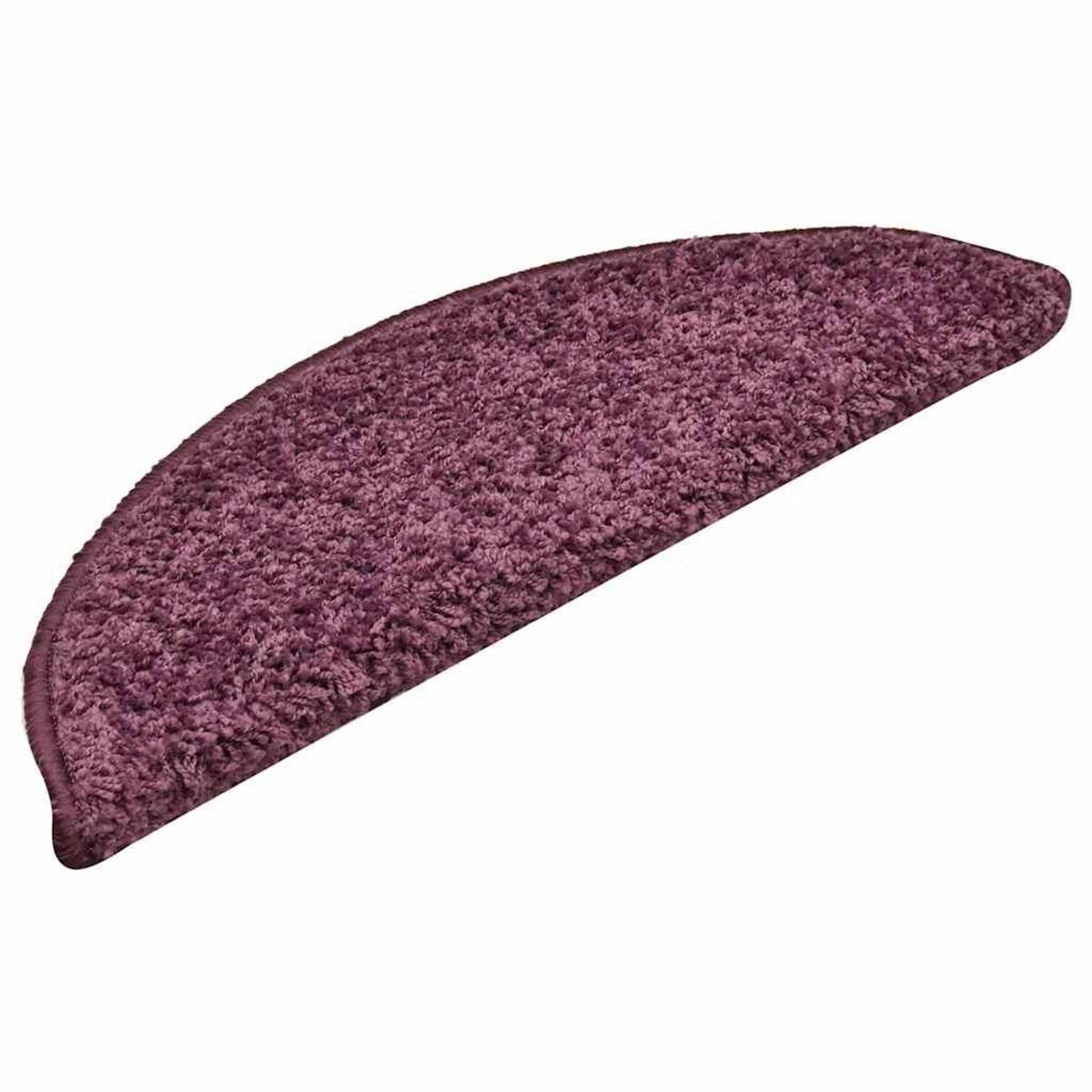 VIDAXL Tapis d'escalier 30 pcs violet fonce 56x17x3 cm