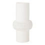 Voir la diapositive 1 : Paris Prix Vase Design Ligne & Boule  Octave  41cm Blanc