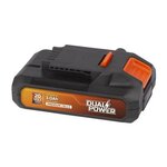 DUAL POWER Batterie 20V 3Ah Dual Power POWDP9023 - Pour outils DUAL POWER 20V uniquement