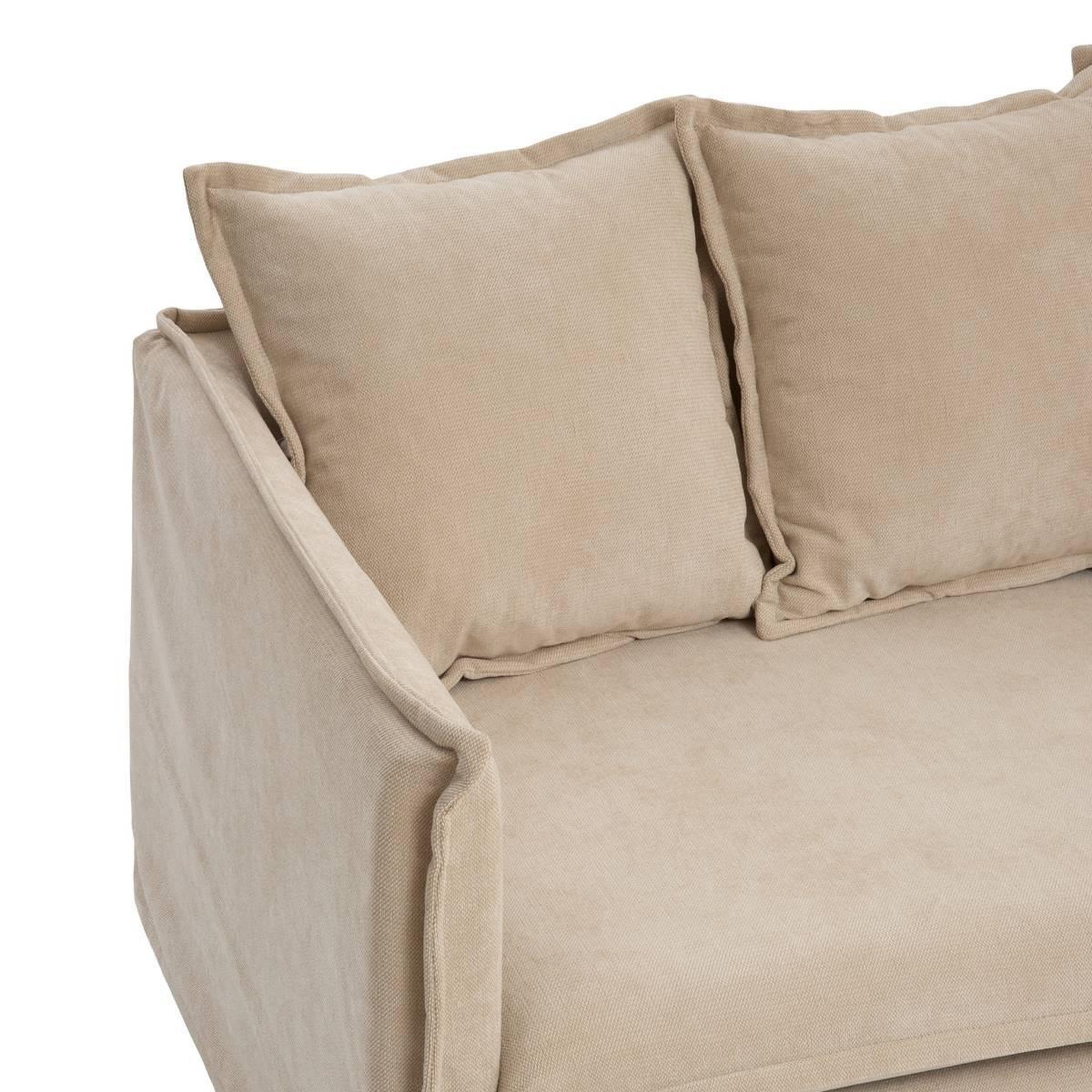 Voir la diapositive 2 : ATMOSPHERA Canapé droit 3 places  odile  200cm beige